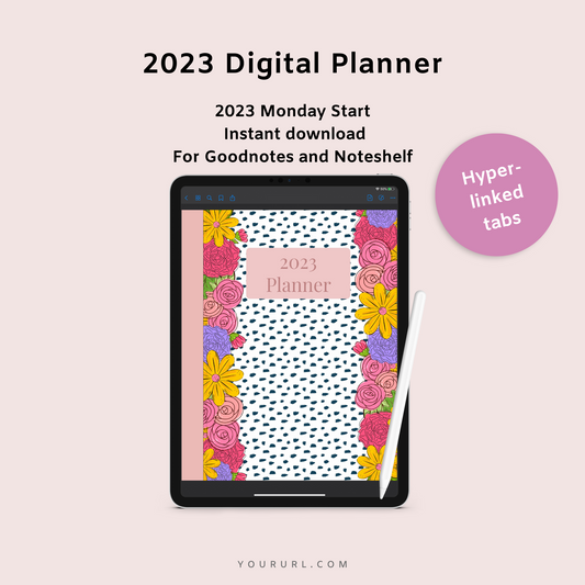 2023 Digital Planner Spring Bloom